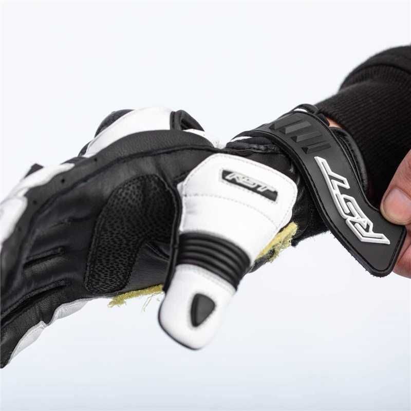 Ръкавици кожени  RST Tractech EVO 4 мото мотор Бели XS/XXL