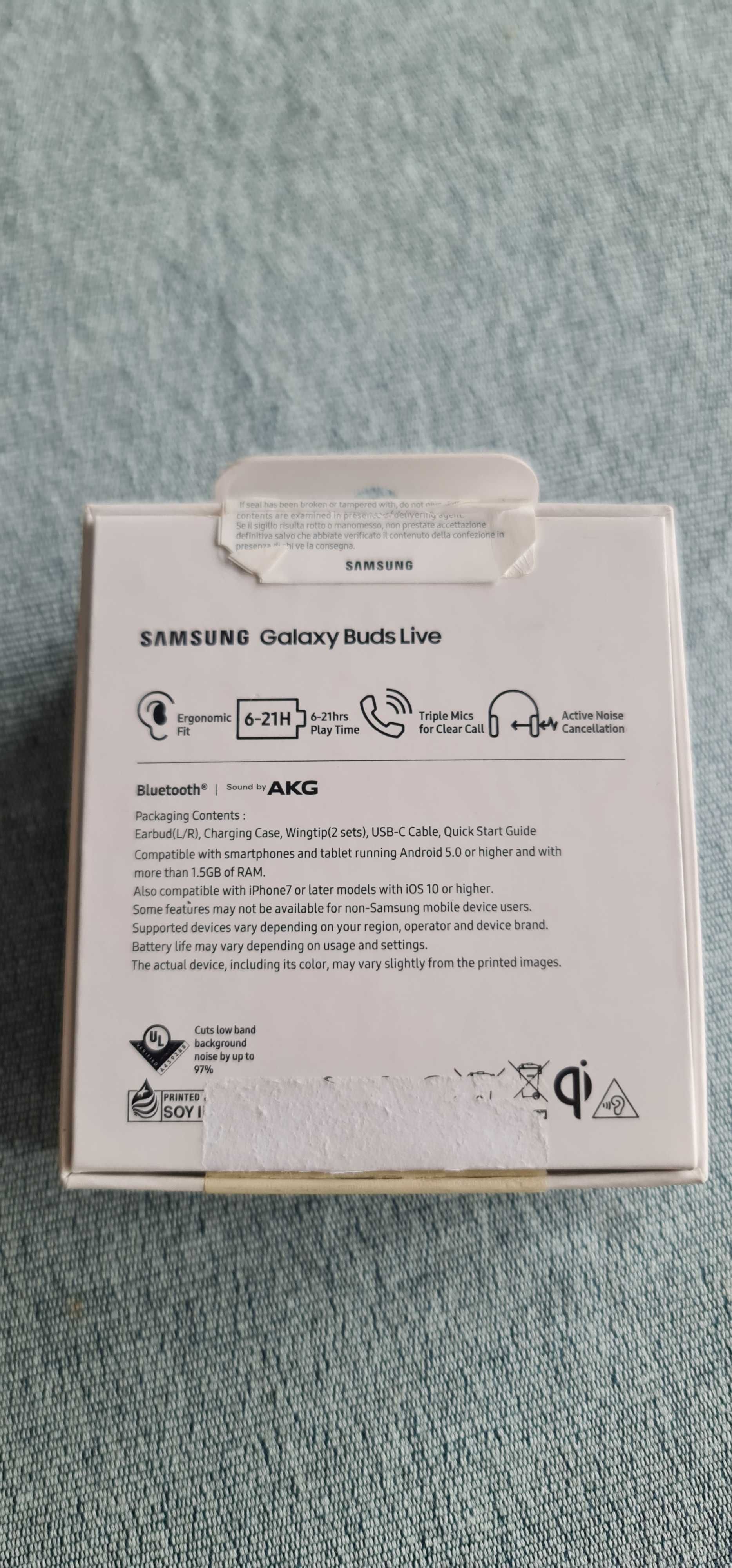Безжични слушалки Samsung Buds Live SM-R180 бели