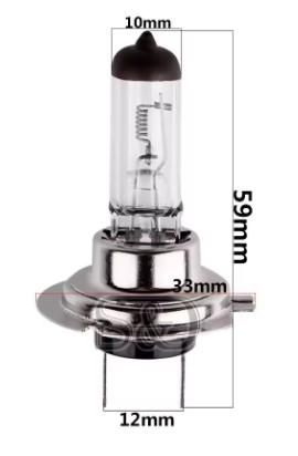 Халогенна крушка № V Н7 55W 4300K Кварцова стъклена лампа за автомобил