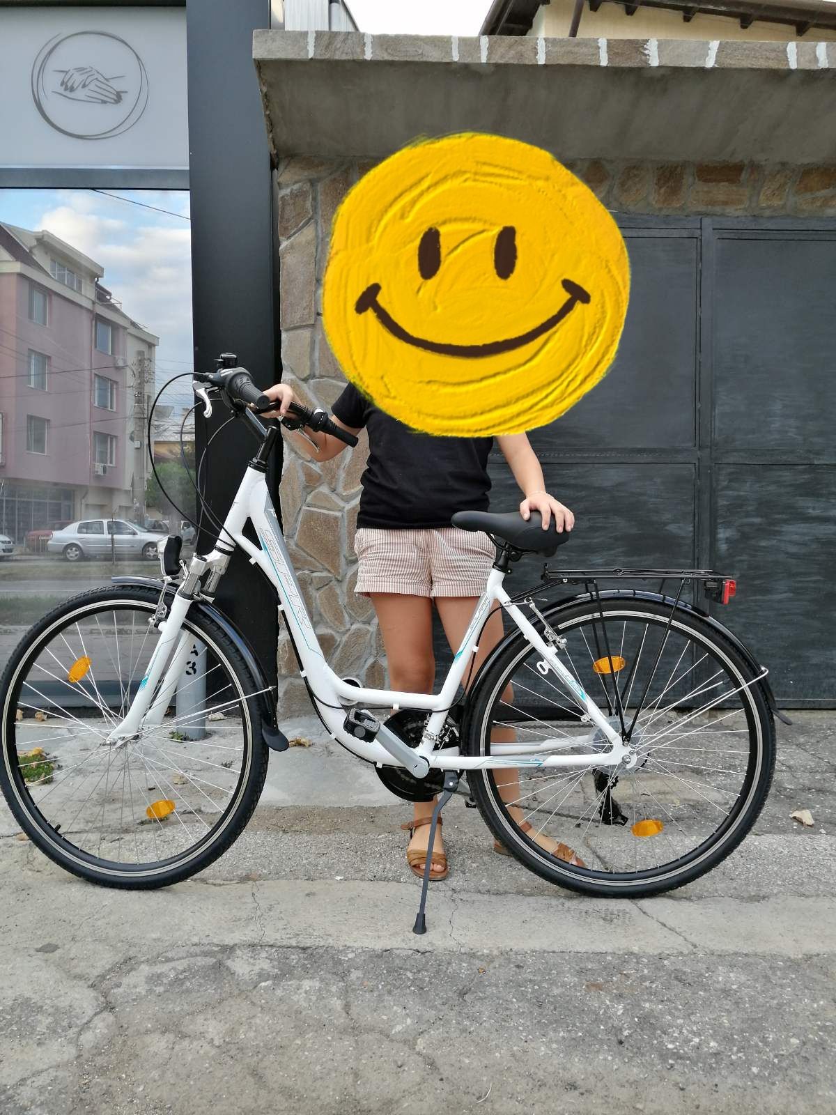 Дамско колело, градски тип.