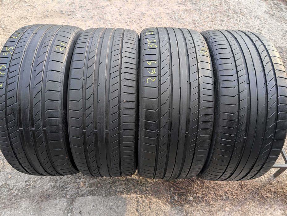 SET 4 Anvelope Vara 245/35 R21 + 265/35 R21 CONTINENTAL TESLA Original