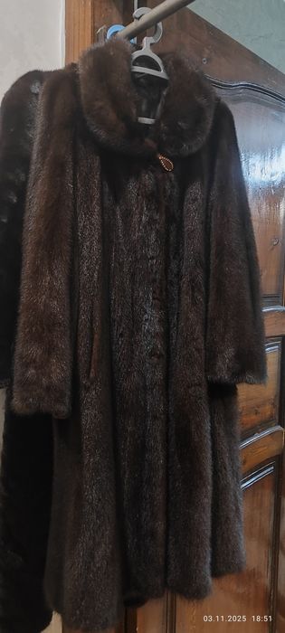 Норковая шуба в хорошем состоянии