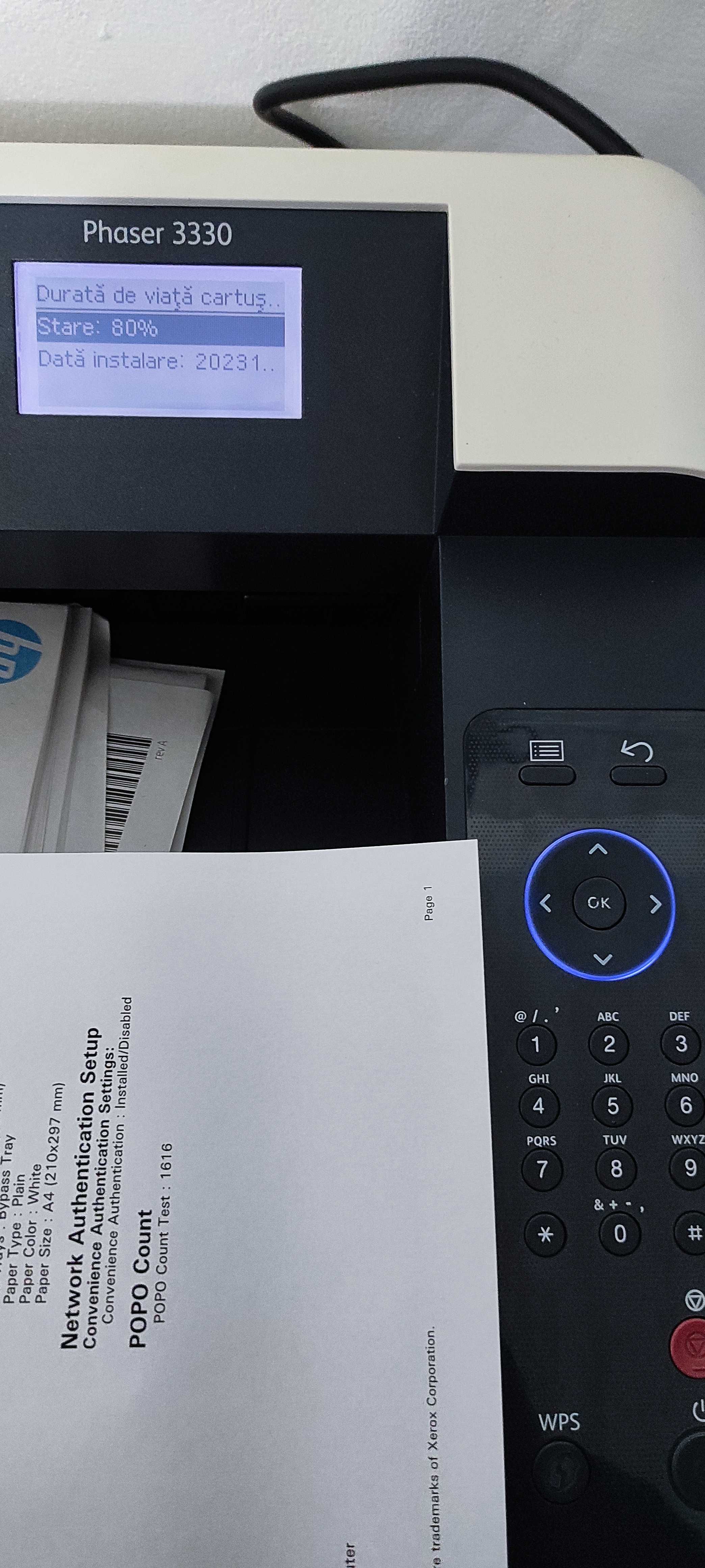 Imprimanta laser / cu toner Xerox Phaser 3330 / 80.000 copii pe luna