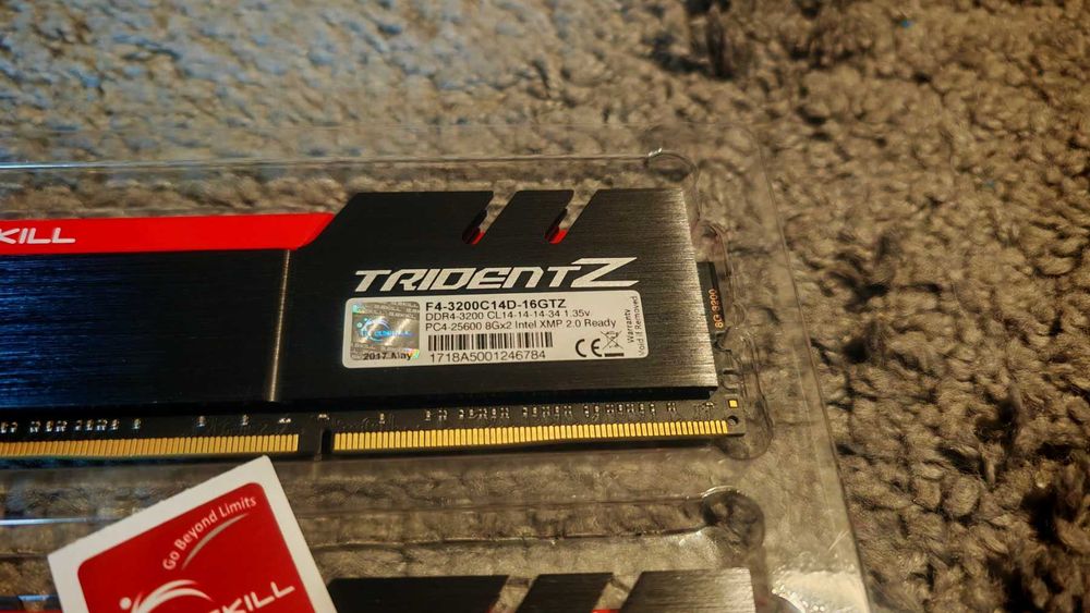 Рам памет G.Skill Trident Z 16GB (2x8GB) DDR4 3200MHz CL14 14 14