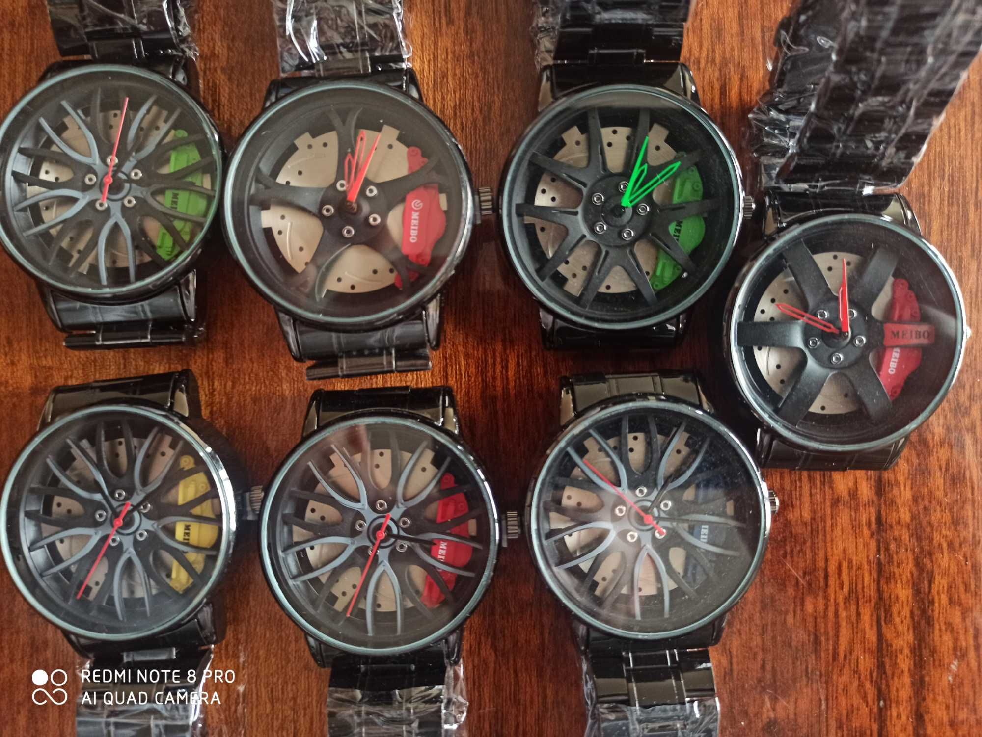Уникален часовник "джанта и спирачни дискове"! Нови!