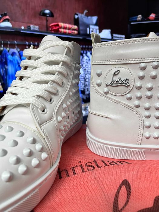 *REDUCERE* Adidasi-sneakers high-ghete Christian Louboutin "Orlato"
