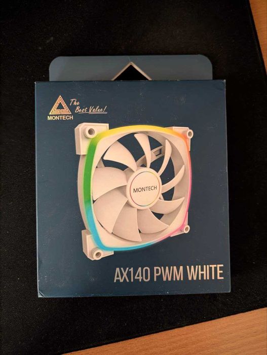 Тихий вентилятор Montech 140мм белый