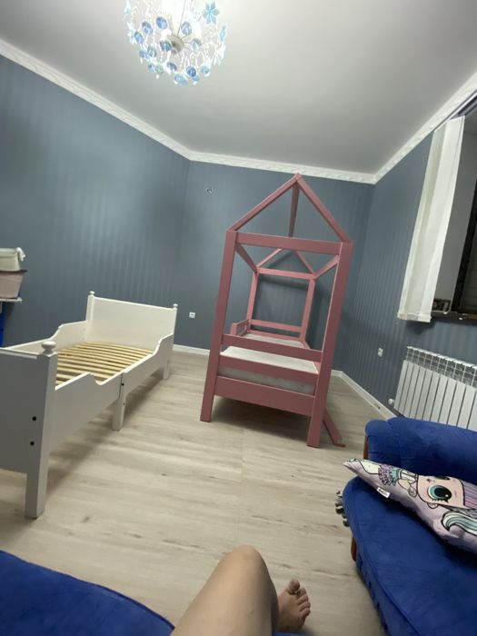 Кровать икеа растущая с матрацем