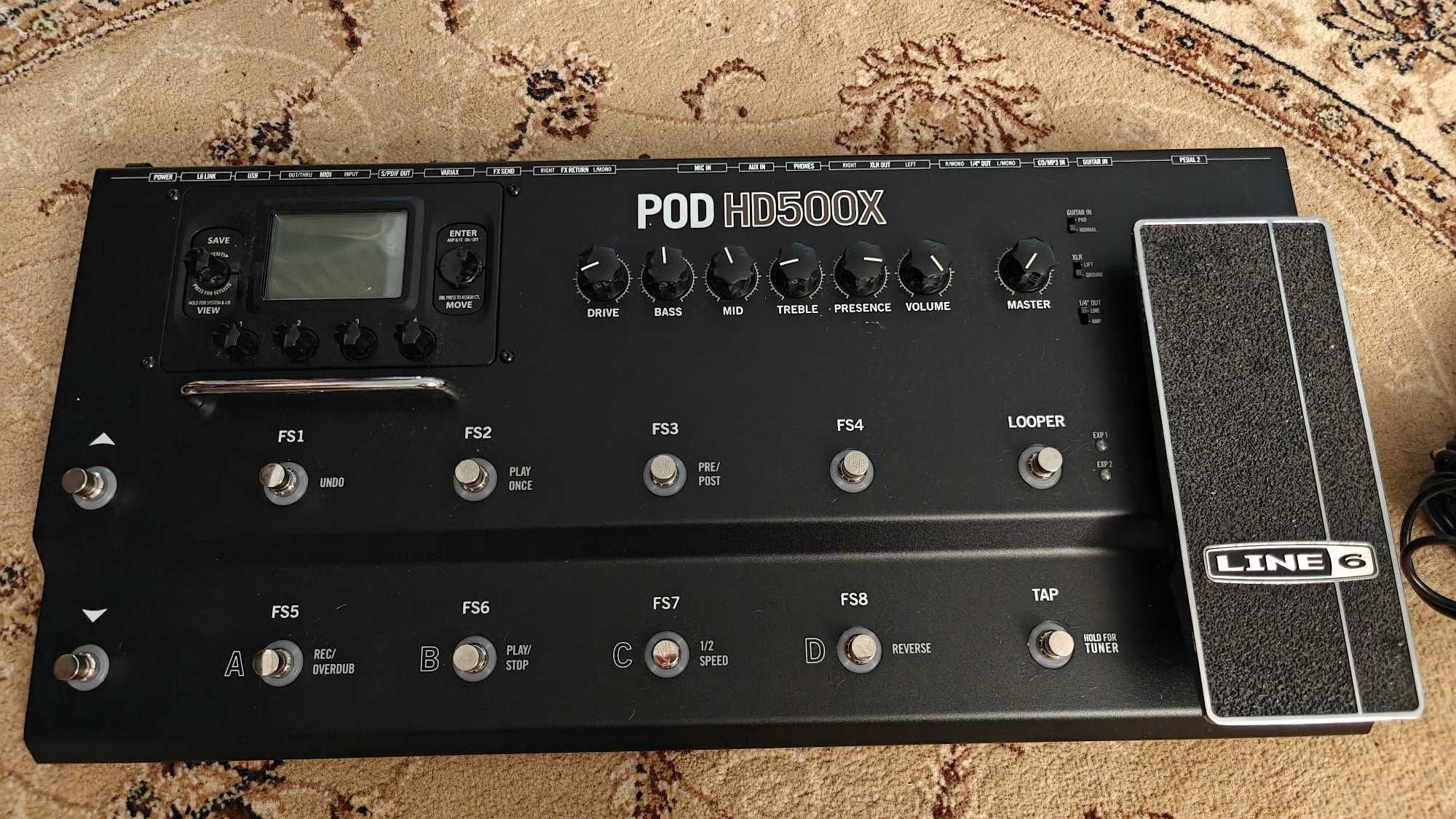 Line6 POD HD500X - китарен процесор
