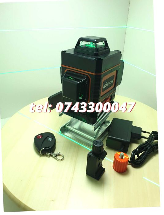 Reducere Nivela Raza Kamoon Profesionala 16 Lini 4d Linii Laser Verde