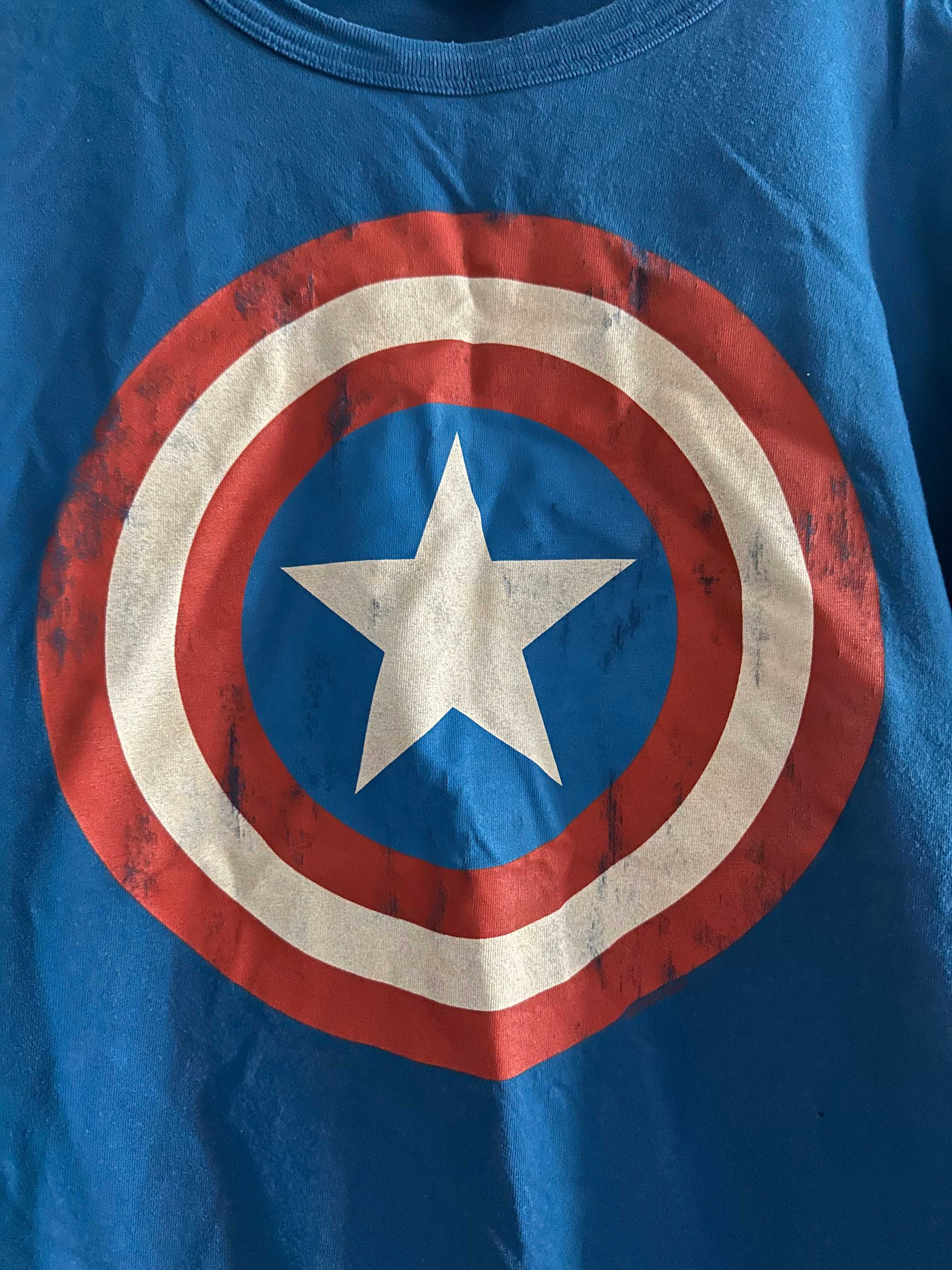 tricou Logoshirt Captain America, marime M