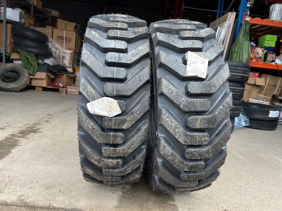 12.5/80-18 cauciucuri noi marca OZKA pentru buldoexcavator cu garantie