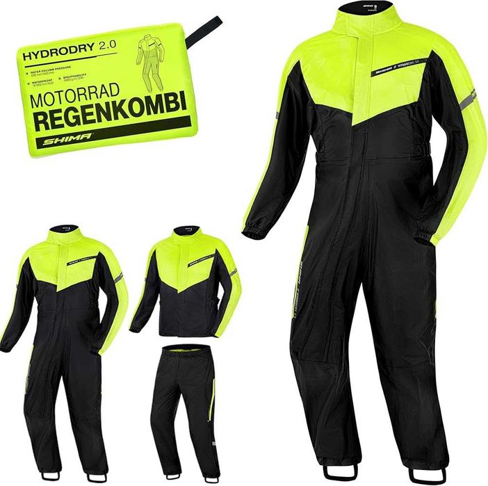 Топ Цена Мото дъждобран SHIMA HYDRO DRY 2.0 2 части,всички размери