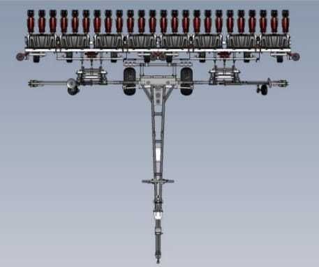 Сеялка посевной компекс Адмирал 24 ряда междурядие 45-50см