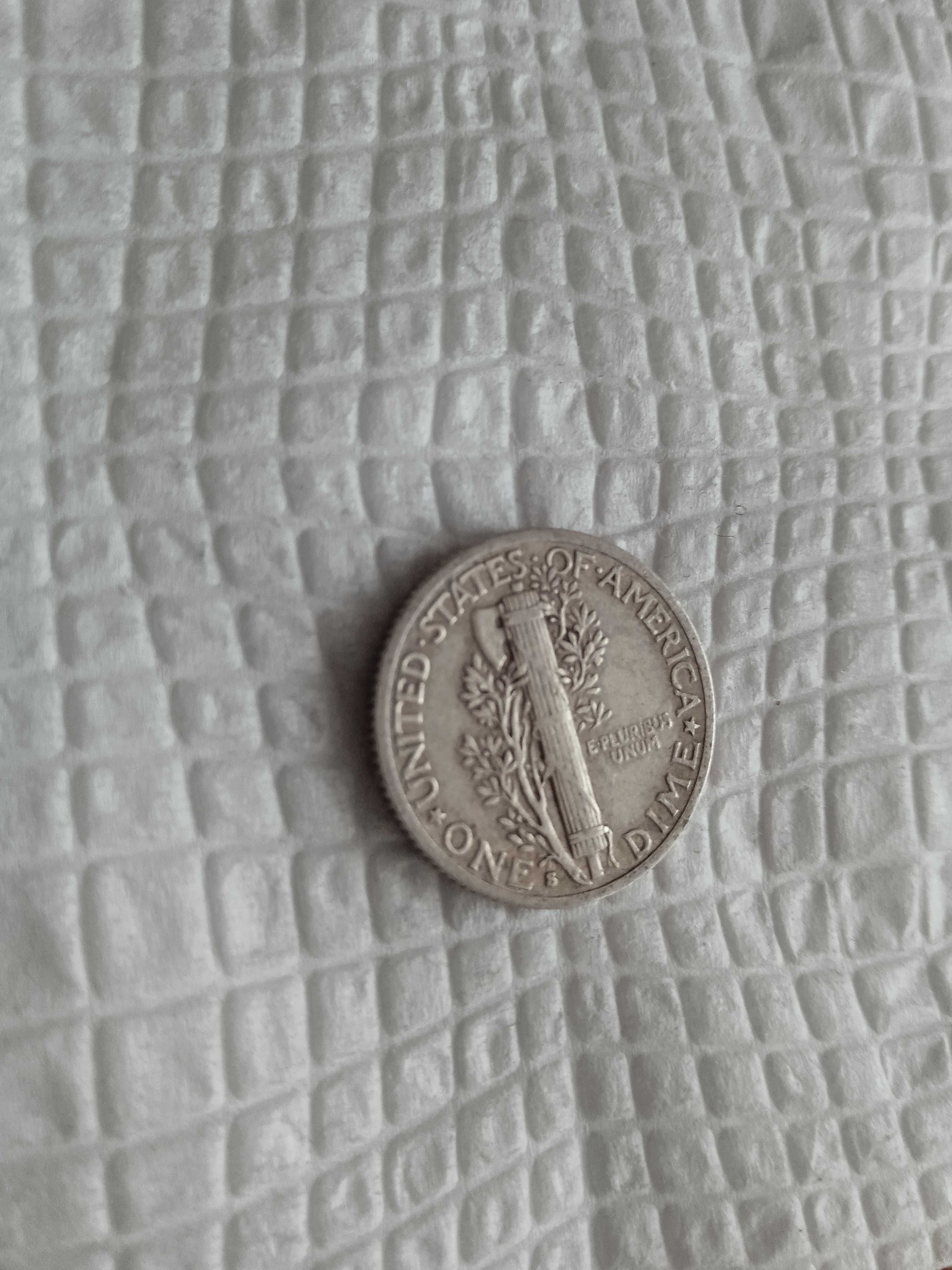 Сребърен Mercury dime, 1941 - Американски 10 цента