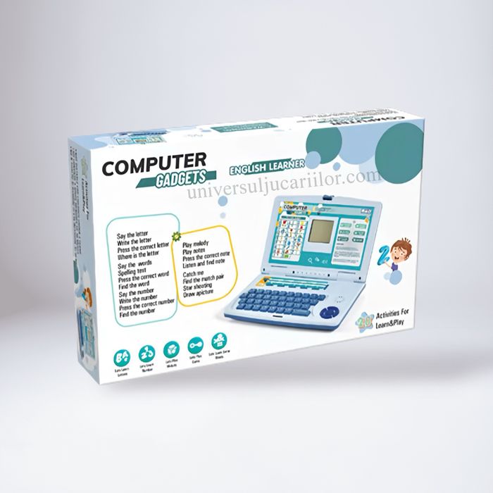 Laptop Educațional pentru Copii – Învață Engleza prin Joacă