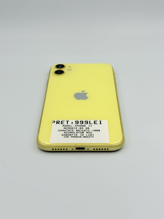 Magazin vindem iphone 11 neverlocked cu garantie 64 gb in rate