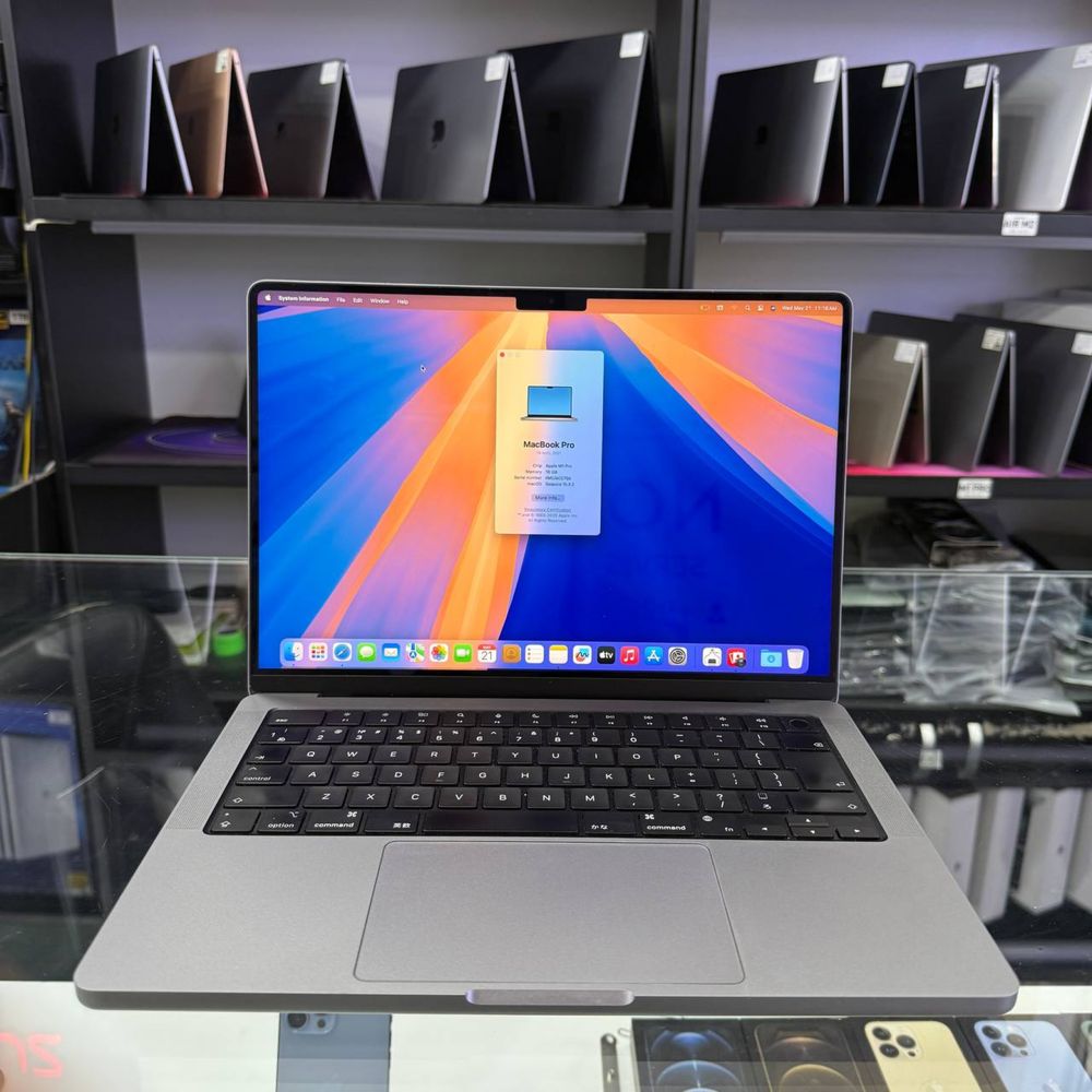Macbook Pro / M1 Pro / 16 ram / 512 ssd / 145 sikl