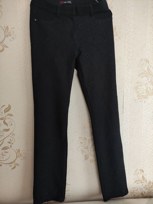 Школьные, ажурные брюки для девочки