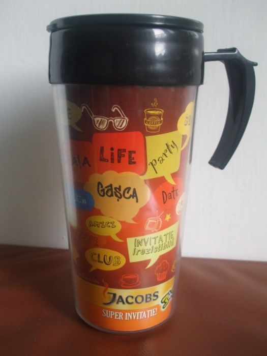 Cana izoterma Jacobs 400 ml din plastic