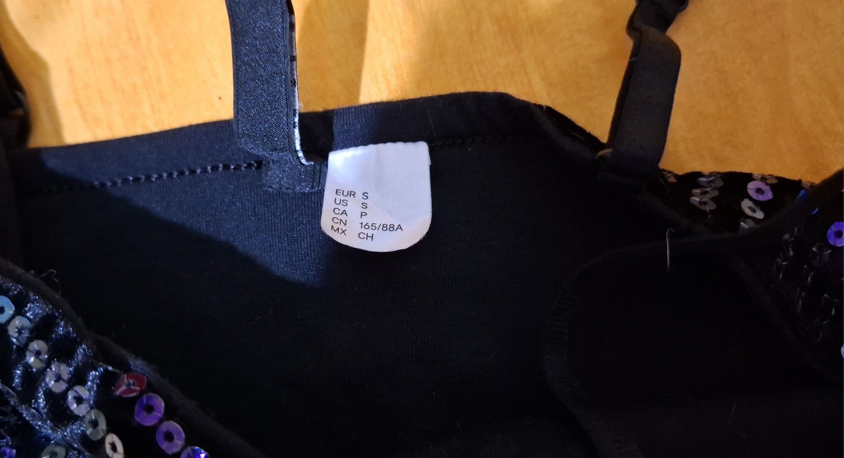 Бюстие H&M с пайети