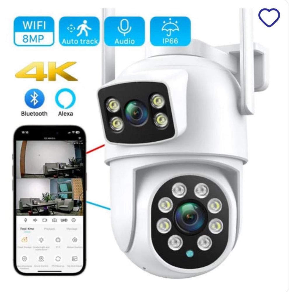 Поворотная камера 360 градусов WiFi онлайн камера Доставка есть!