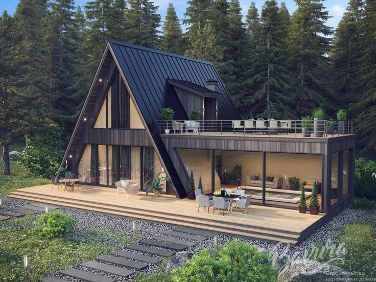 Cabane  tip A-frame