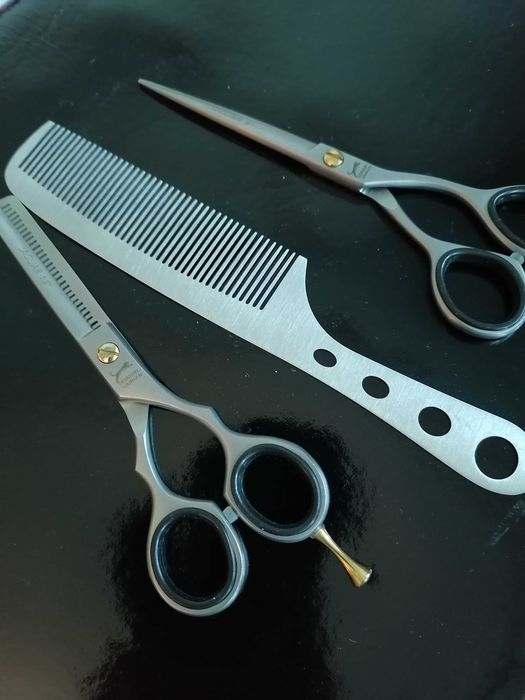 Set Foarfeci profesionale jaguar tuns filat pieptăn 6