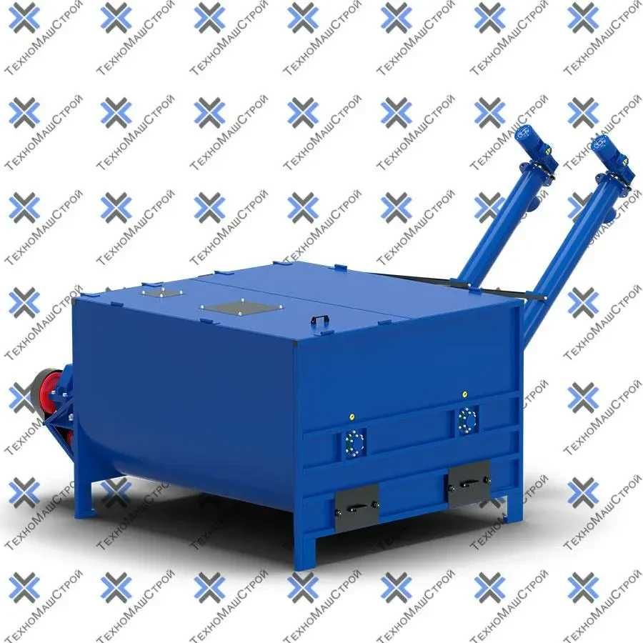 Amestecator orizontal materii prime cereale VIHOR-4000 DUO