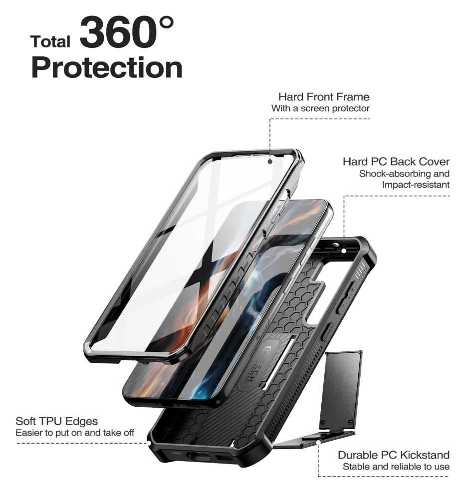 Huse Antisoc protectie 360 SAMSUNG Galaxy S22 Ultra S23 Ultra Plus S24