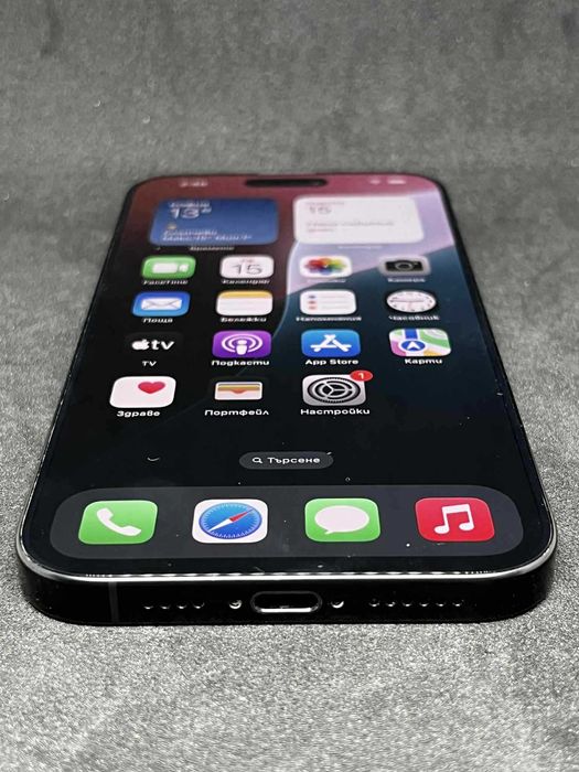 iPhone 16 Pro Max Black / 256GB / 100% Батерия / Като нов