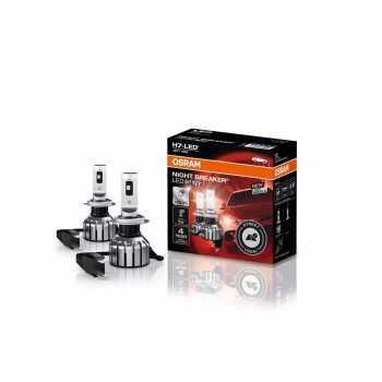 OSRAM set 2 becuri NIGHT BREAKER LED GEN2 H7 +230% omologate RAR LEGAL