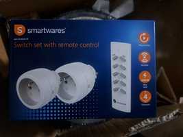 Комплект превключватели контакти Smartwares с дистанционно управление