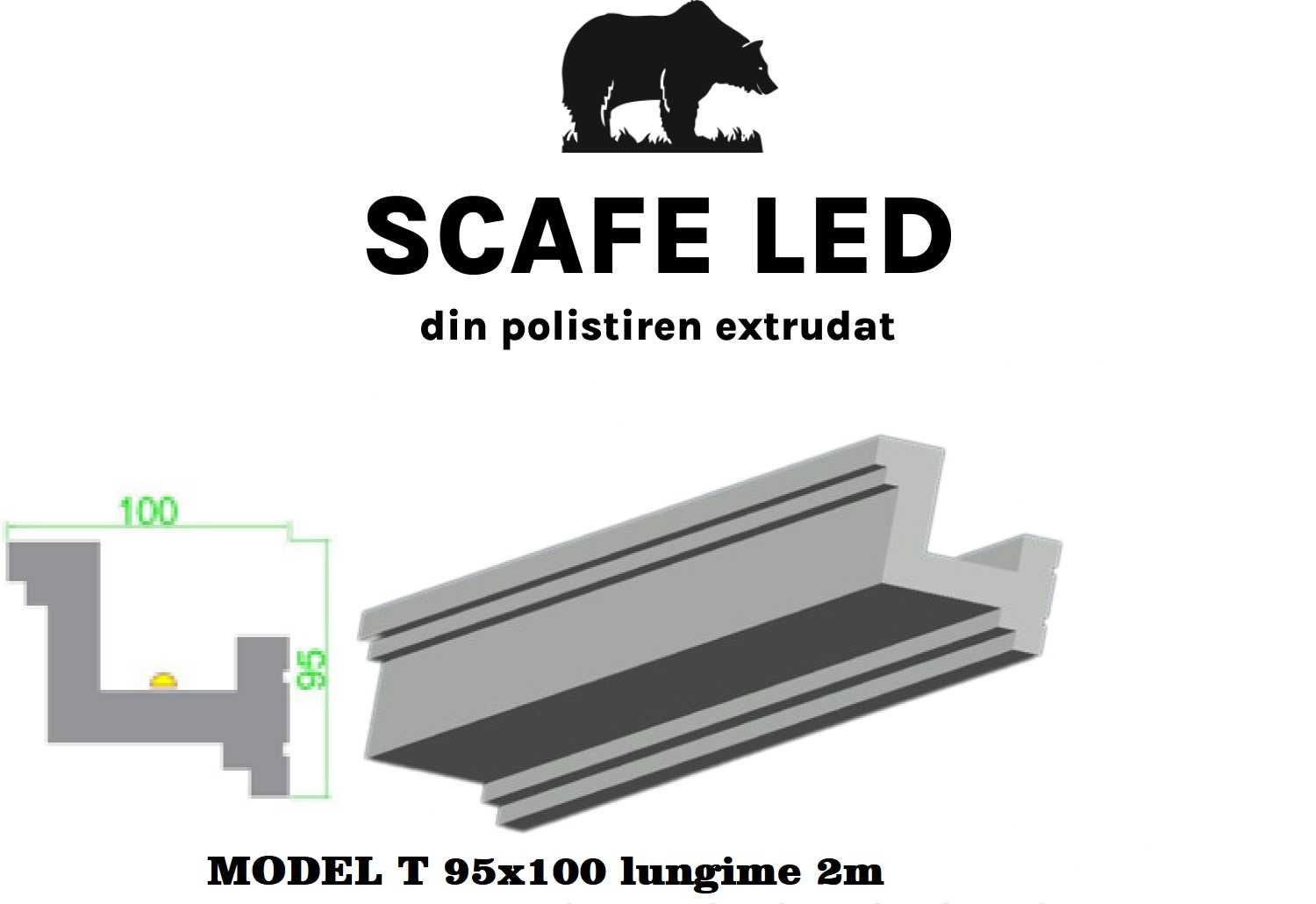 Scafe led, Masca galerie polistiren, Scafa decorativa led