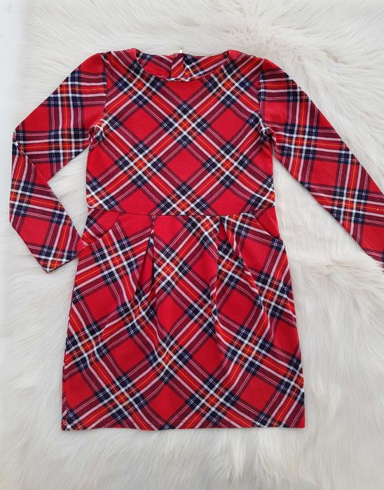 Детска карирана рокля H&M 8-10 години