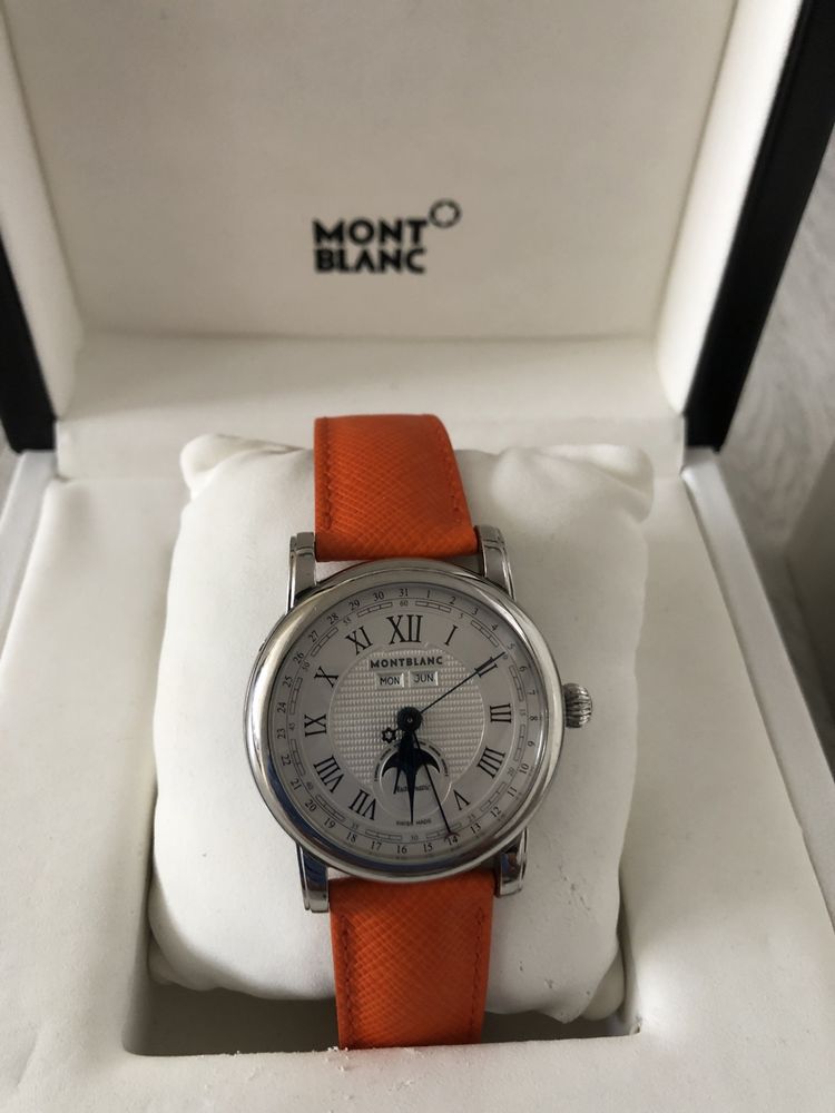 Montblanc Moonphase Star Calendar Heritage Ceas Automatic
