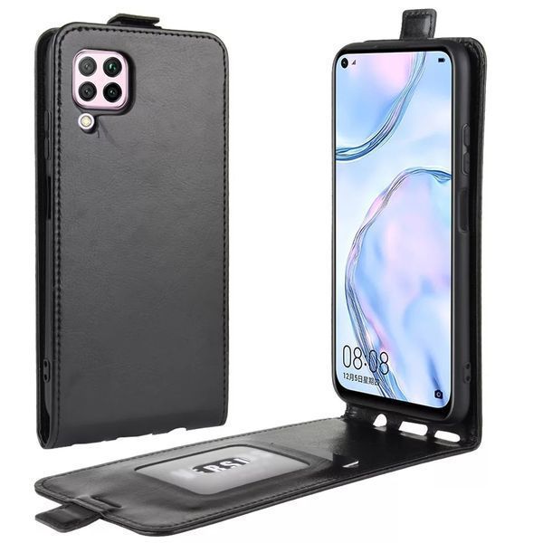 Huawei Mate 40 Pro / P40 Lite E / P30 / Y6p / Вертикален кожен калъф