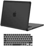 Нов MacBook Air 15" Калъф Черен TPU + Клавиатурен Капак А3241 А3114