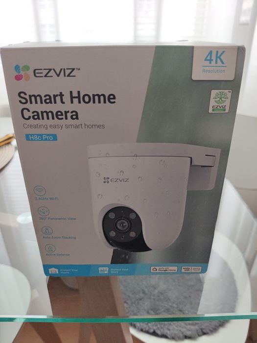 Camera IP Wireless EZVIZ H8c Pro, 4K, 8MP, IR 30m, sirena, microfon