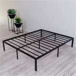 Cadru metalic pat Dreamzie 160 x 200 cm, inaltime 41 cm, negru