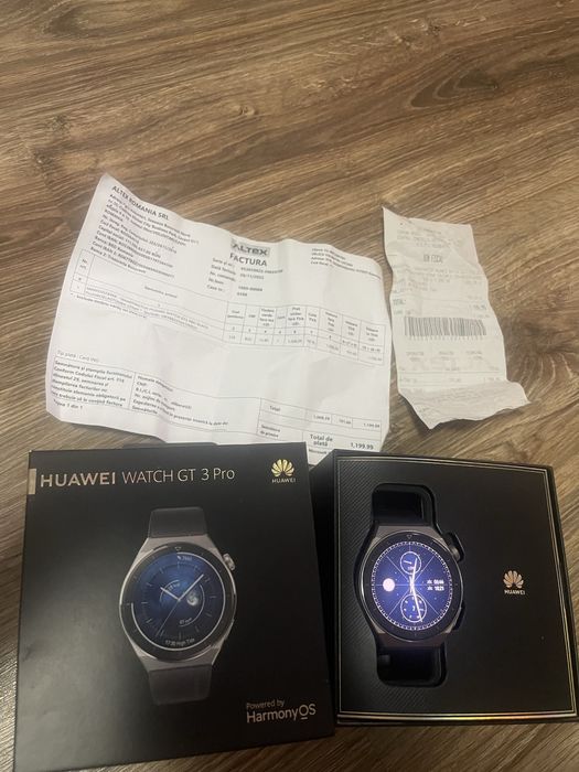Vand smart ceas huawey gt3 pro titanium odn-B19 full box touch defect