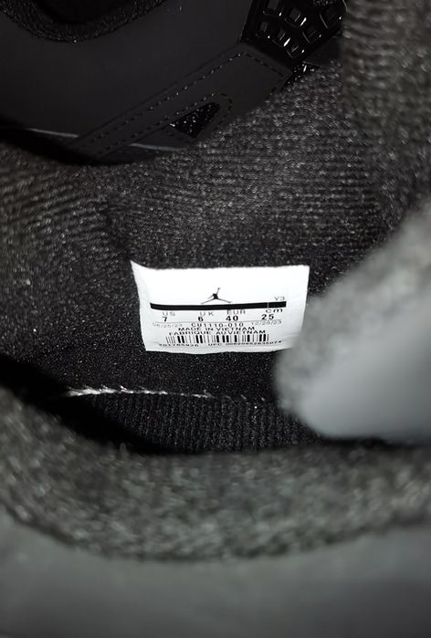 Adidași Jordan i 4 retro negru