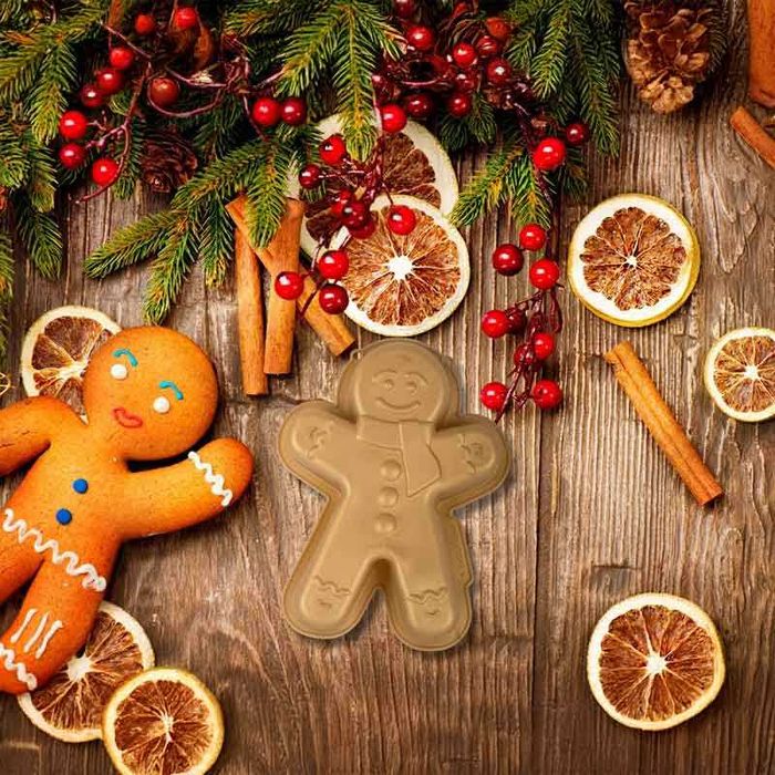 Силиконова форма за печене курабиено човече