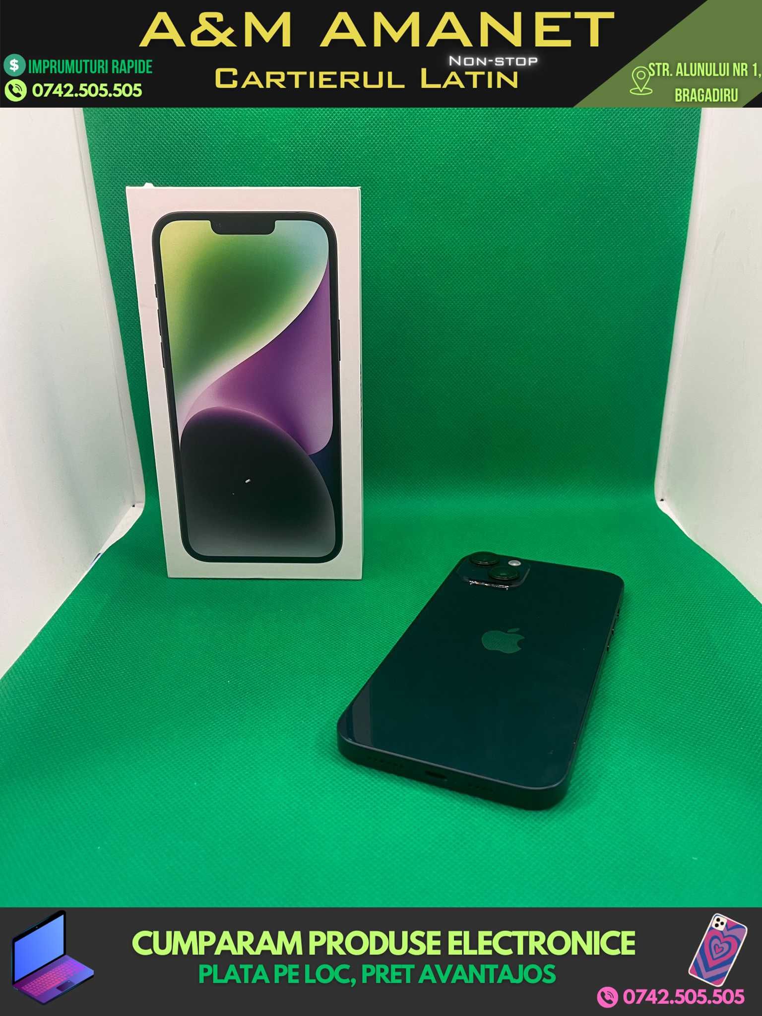 iPhone 14 Plus, 128GB, Midnight Blue, 99% Baterie (A&M AMANET)