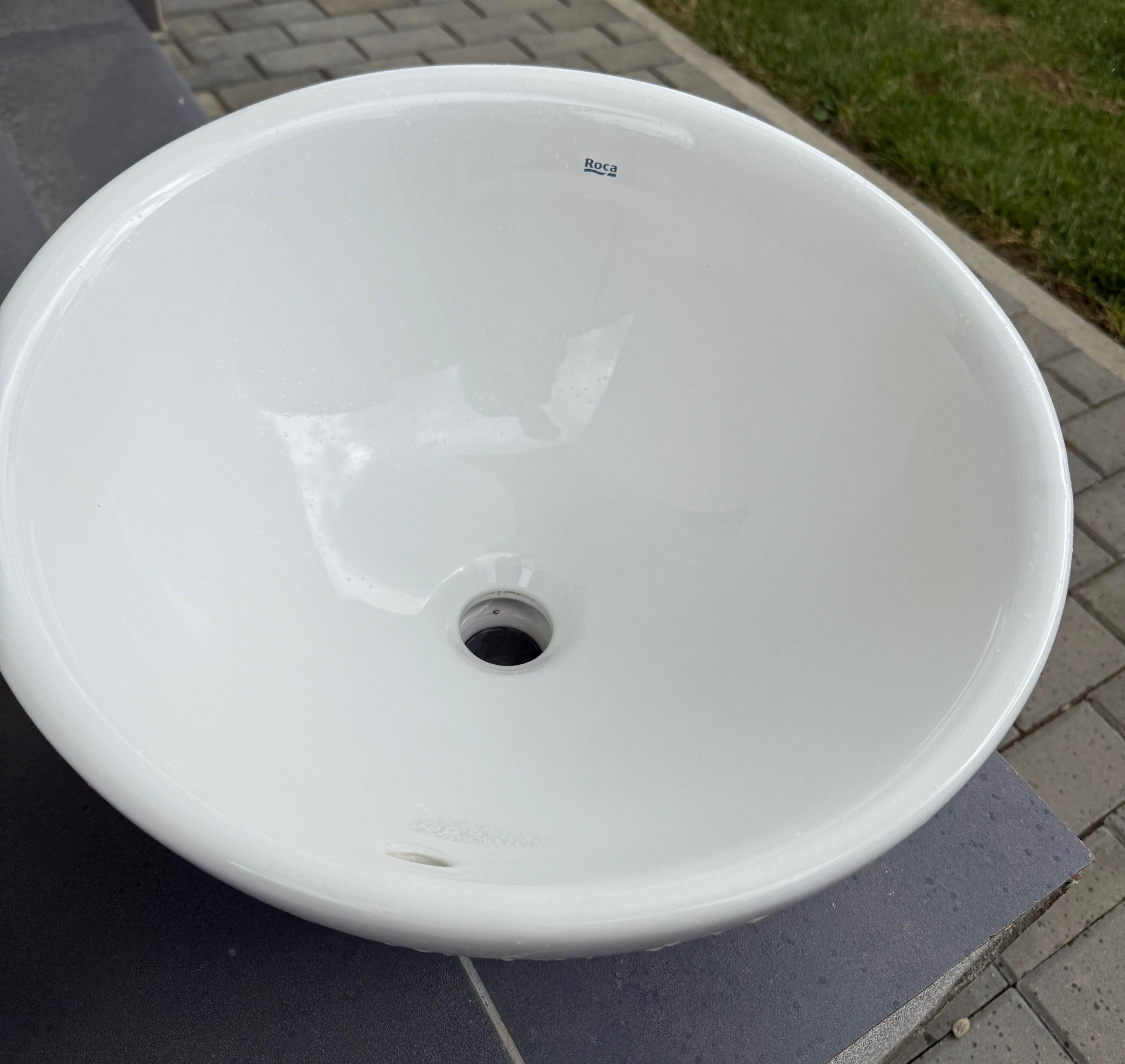 KIT Lavoar pentru baie "bol pe blat" 42cm ROCA