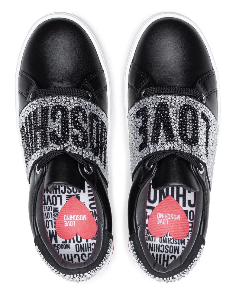 LOVE MOSCHINO Сникърси JA15103G1CIA0000 Черен