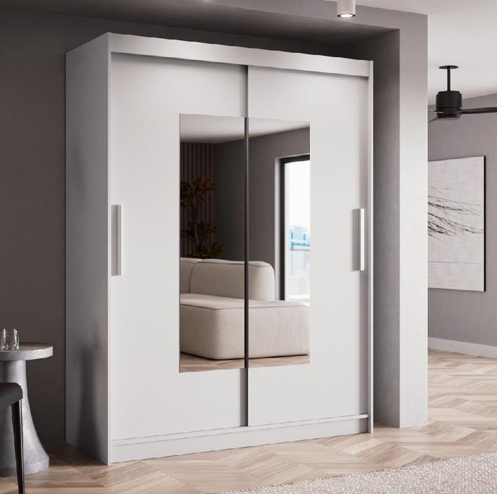 URGENT: Dressing usi culisante 150x58x200 cm, alb mat