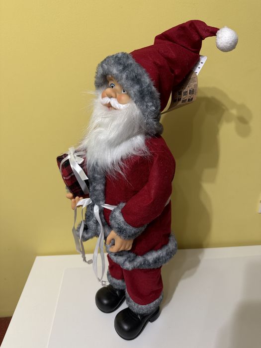 Figurina noua Mos Craciun Carrefour, 80 cm