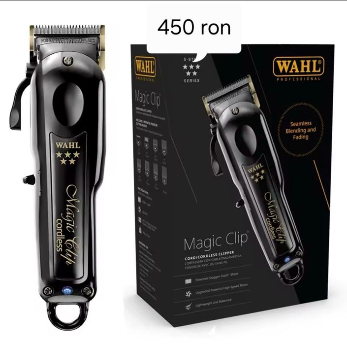 Mașini tuns noi . Prețul afișat pe fiecare