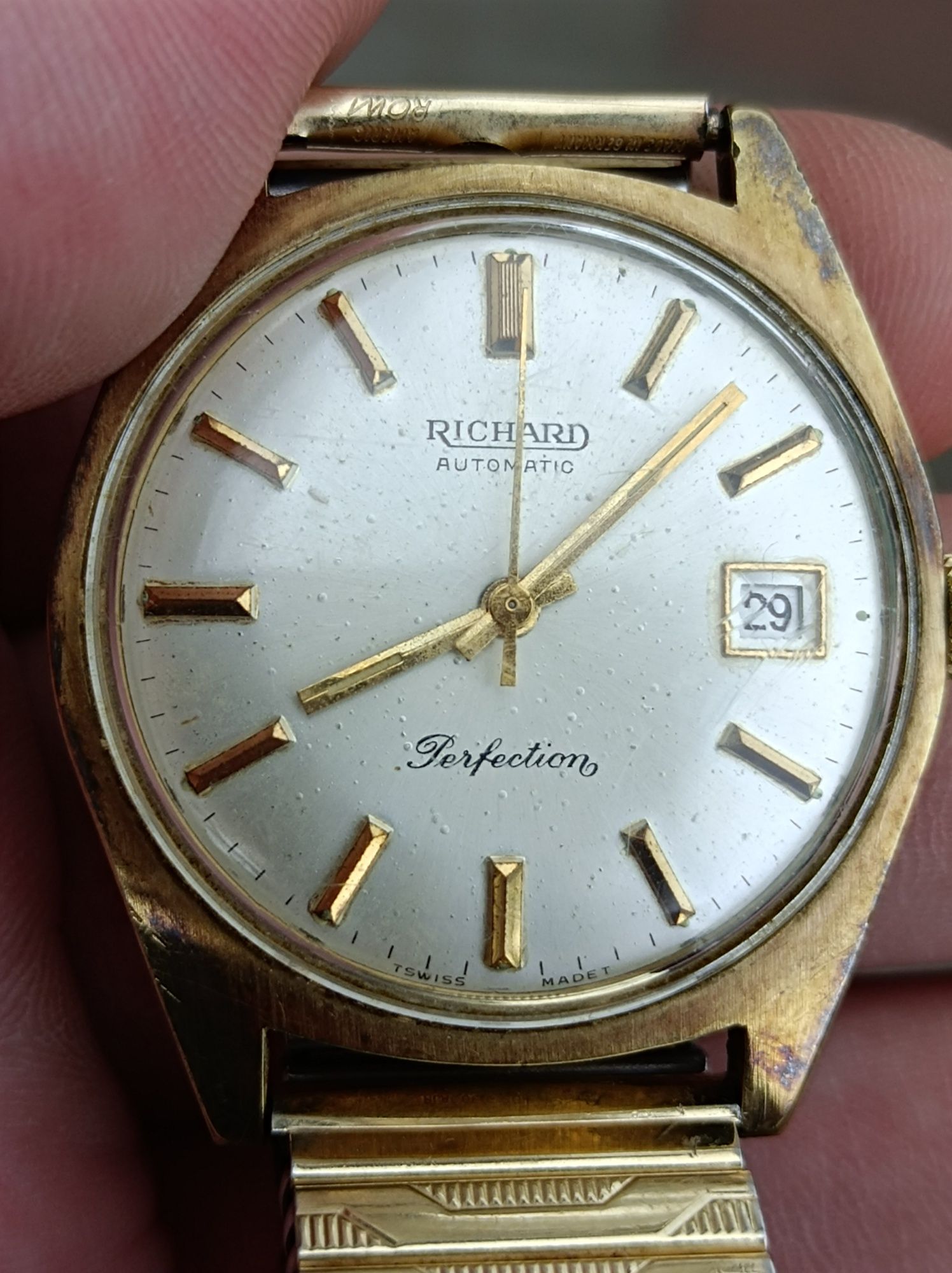 Ceas automatic elvetian Richard Perfection Compressor Brevet 313813